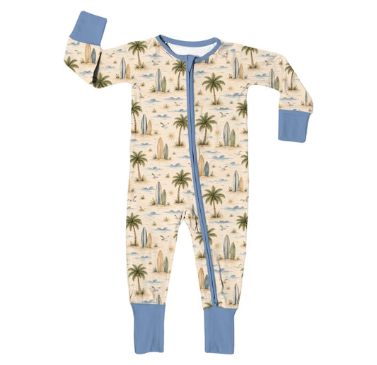 🌊 Sunny Shore Bamboo Zippy Sleeper